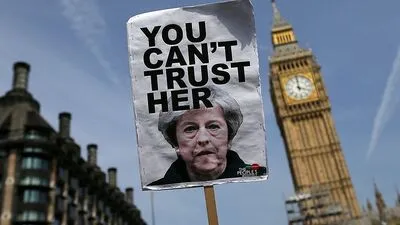 Regierungsproteste in London