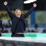 HARTBERG,AUSTRIA,09.MAR.25 - SOCCER - ADMIRAL Bundesliga, TSV Hartberg vs SK Rapid Wien. Image shows the rejoicing of head coach Manfred Schmid (Hartberg).
Photo: GEPA pictures/ Armin Rauthner