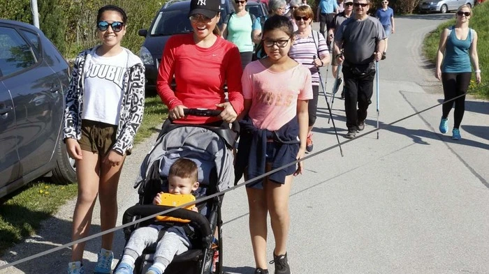 Eine Rekordanzahl von Teilnehmern ging am elften Schmankerlwandertag an den Start.