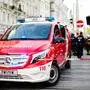 Die Feuerwehr konnte die Personen retten 
