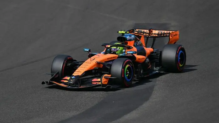 Lando Norris gewann das Qualifying