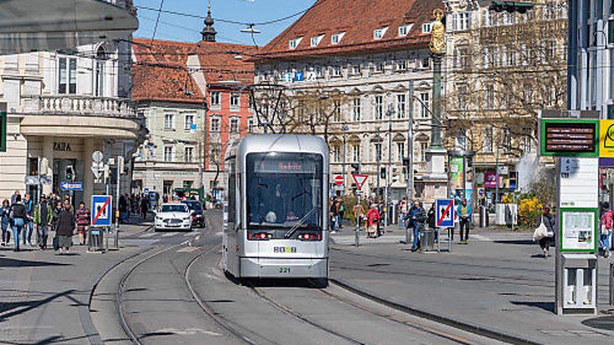 Nach einem Unfall verspäten sich Grazer Öffis