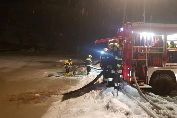 Voller Einsatz in Ledenitzen.