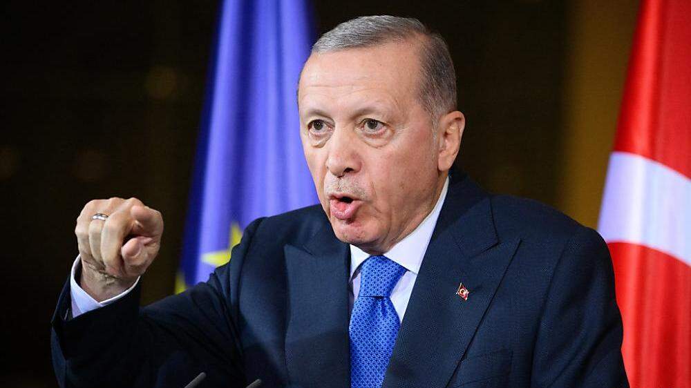 Der türkische Präsident nimmt sich kein Blatt vor den Mund 