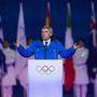 IOC-Präsident Thomas Bach beendete die Olympischen Spiele in Peking