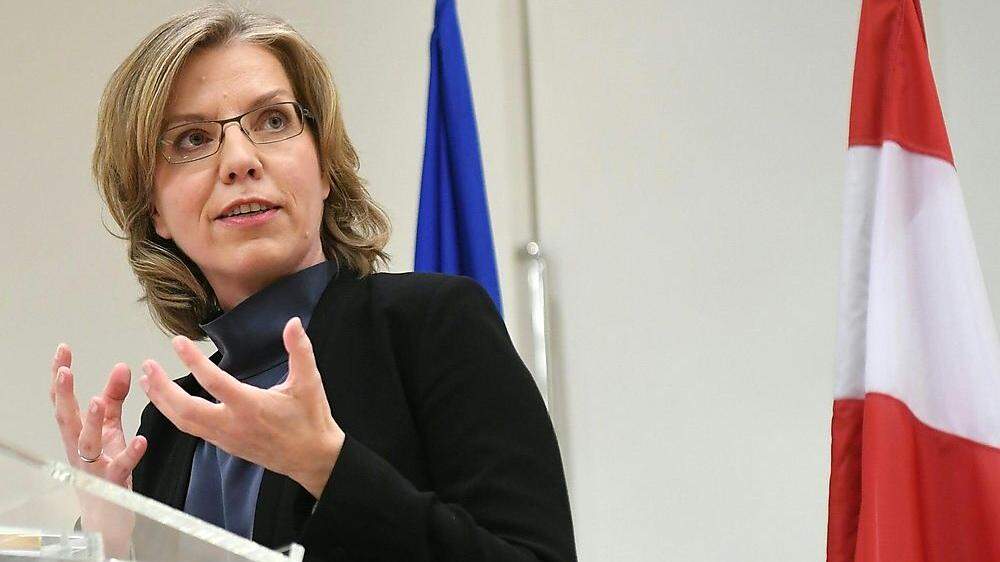 Die neue designierte Umweltministerin Leonore Gewessler.