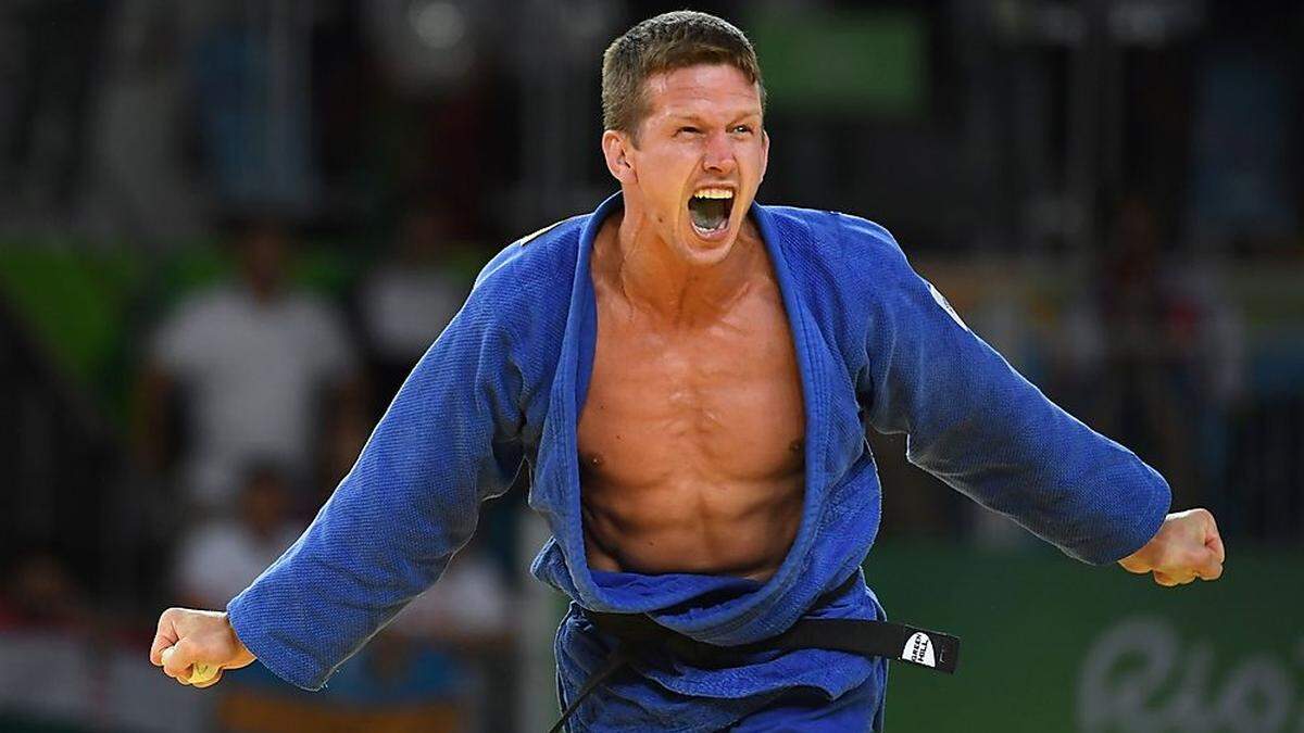 In der Judo-Halle war Dirk van Tichelt noch wohlauf