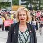 Ada Pellert bei der Uni-Demonstration: „Wir dürfen uns nicht auseinanderdividieren lassen“