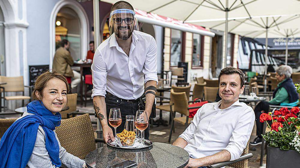 Im Café Domgassner in Klagenfurt läuft das Geschäft beinahe wieder wie vor der Schließung	