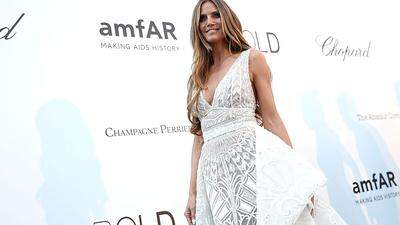 Strahlender Auftritt von Heidi Klum bei der amfAR Gala in Cannes
