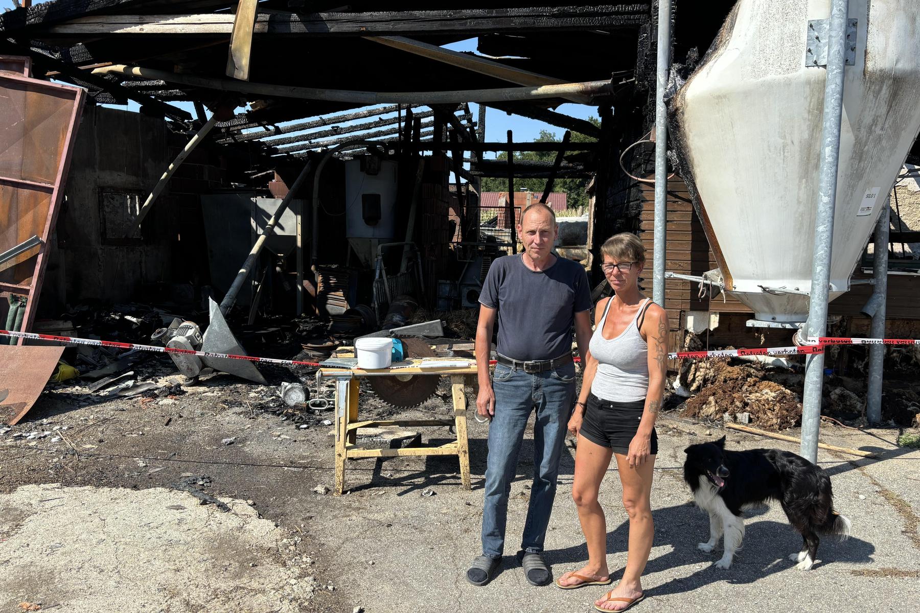 Zukunft ungewiss: Familie steht nach Großbrand in Gersdorf vor dem Nichts