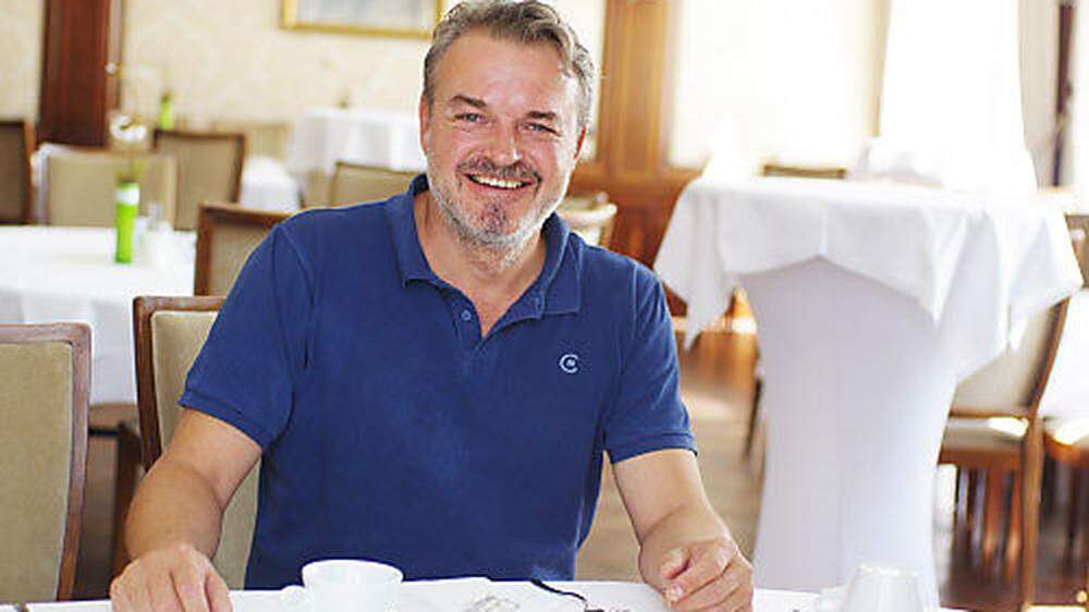 Hotelier Robert Hammer im Restaurant seines Hotel Böhlerstern