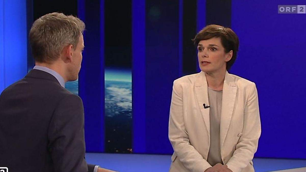 SPÖ-Chefin Pamela Rendi-Wagner in der &quot;zib2&quot;