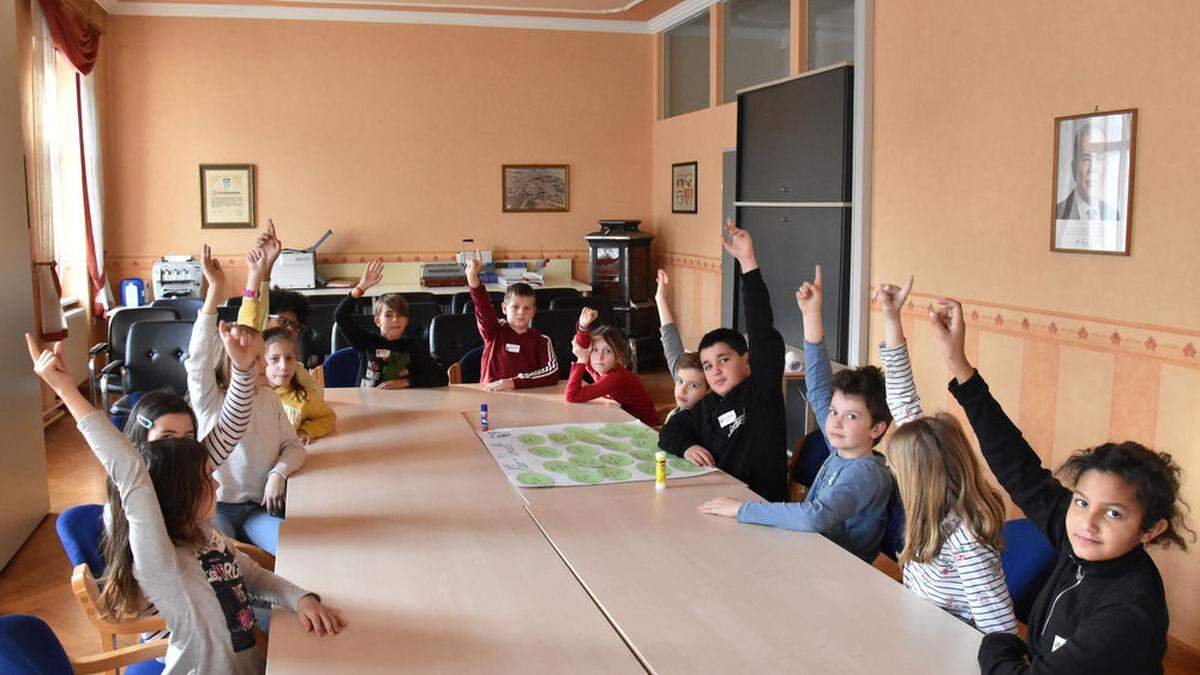 Abstimmungen stehen auch im Kindergemeinderat an der Tagesordnung