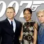 Daniel Craig und Naomie Harris und Christoph Waltz 