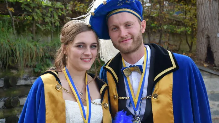 Anna I., vom Wieserbichl II. (Anna Kleinsasser) und Michael I. vom Jaga-Rahn (Michael Lackner) sind das neue Faschingsprinzenpaar in Baldramsdorf.