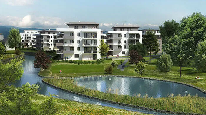 So wird der moderne Wohnpark aussehen - viel Grün und viel Natur