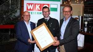 WKO-Regionalstellenobmann Peter Sükar, Bürgermeister Georg Preßler und WKO-Vizepräsident Andreas Herz