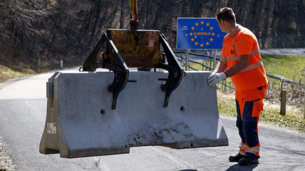 Im März wurden kleinere Grenzübergänge zwischen Österreich und Slowenien gesperrt.