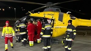 Der Rettungshubschrauber C16 brachte den Mann nach Graz