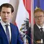Kanzler Kurz (links) und Gesundheitsminister Rudolf Anschober