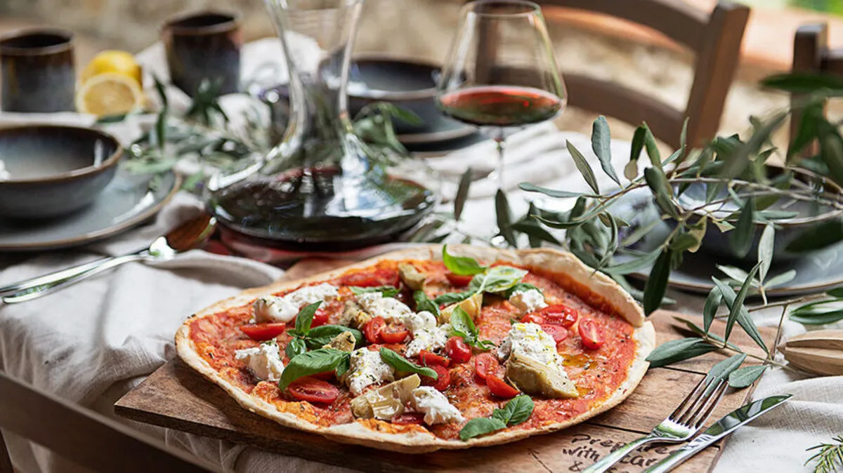 Pizza Margherita à la cookingCatrin