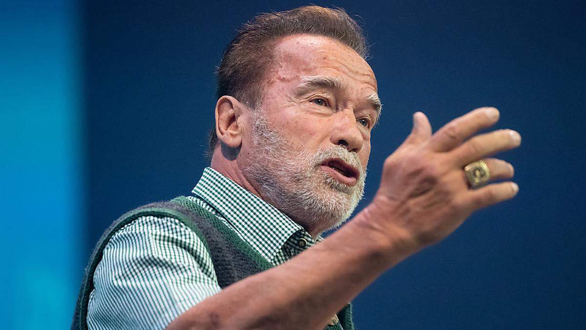 Der Steirer Arnold Schwarzenegger sprach in München