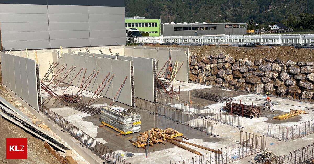 Shooting range at Prettachfeld in Leoben is taking shape