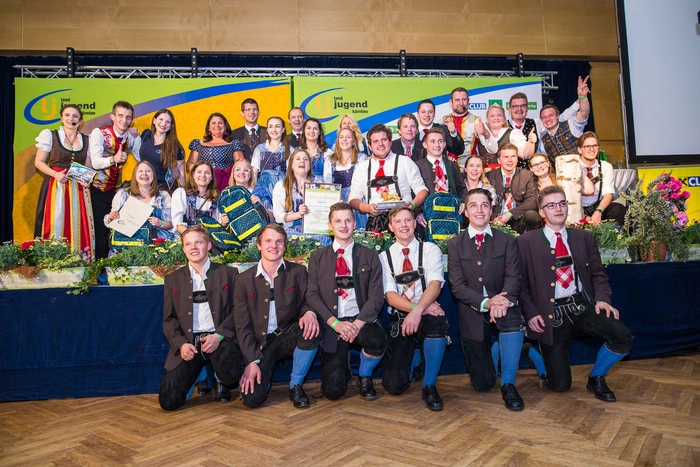Als Highlight des Festaktes wurde der Goldene Löwe an die aktivste LJ-Gruppe verliehen. Über den ersten Platz freute sich die Landjugend Kappel am Krappfeld (im Bild).