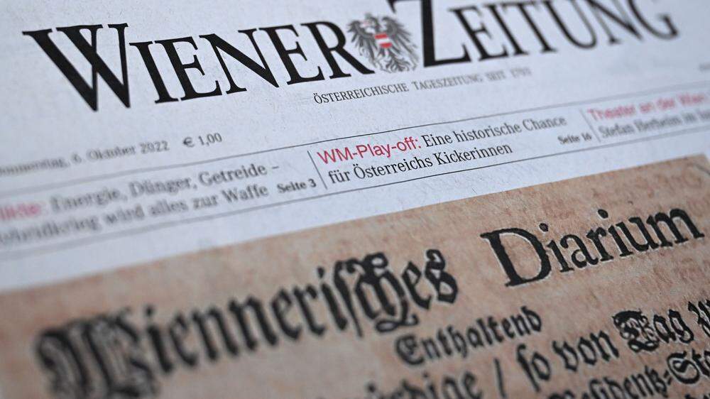 Im Schussfeld der Regierung: die ehrwürdige Wiener Zeitung