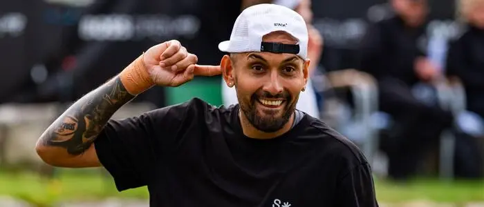 Nick Kyrgios ist in Wimbledon nur im Doppel an der Seite von Alex Bublik dabei