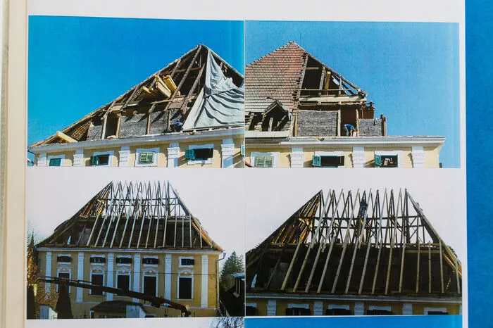 Die Erneuerung des Daches dauerte zwei Monate.
