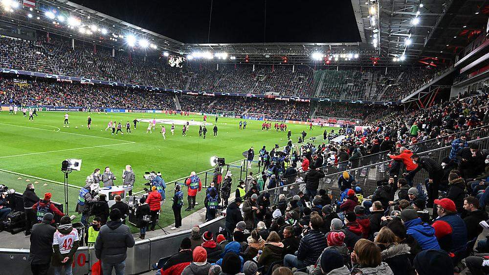 Das Stadion in Salzburg war ausverkauft