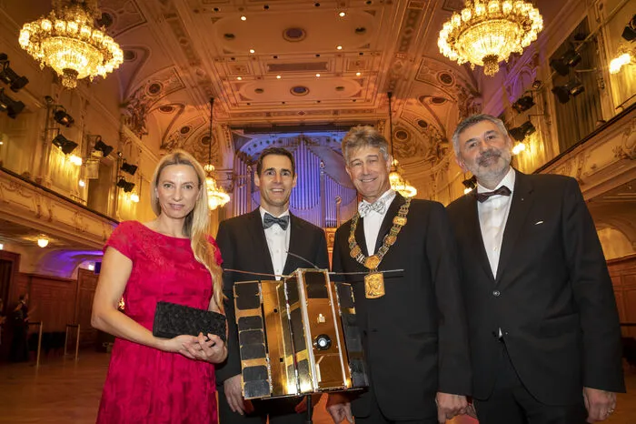 Unter den Ballbesuchern waren Landesrätin Juliane Bogner-Strauß, Markus Staeblein (NXP Semiconductors), Harald Kainz (TU Graz) und Hartwig Holweg (Porr)