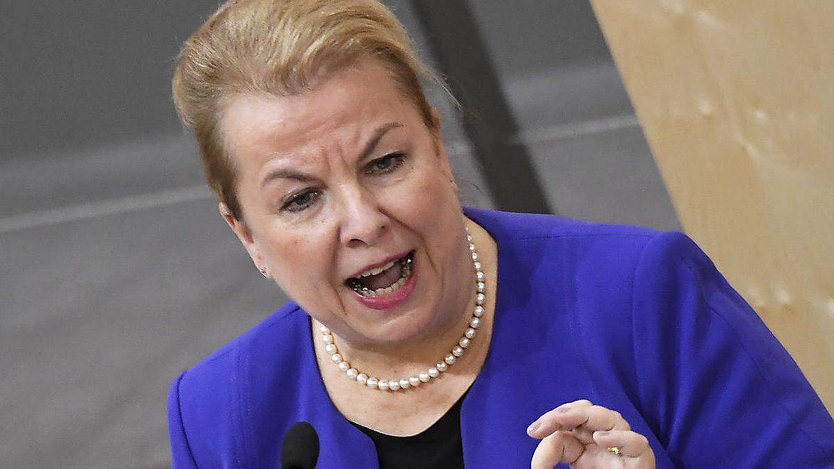 Sozialministerin Beate Hartinger-Klein: Reform lieber ohne internen Gegenwind