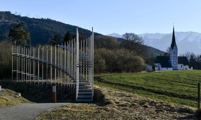 „Himmelsstiege“ am Drauradweg bei der Luziabrücke von Armin Guerino