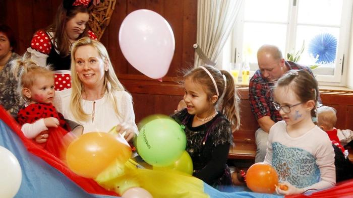 Groß gefeiert wurde der zweite Kinderfasching...
