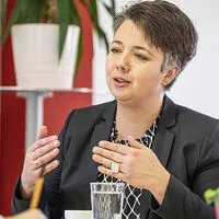 Olga Voglauer, Landessprecherin der Kärntner Grünen