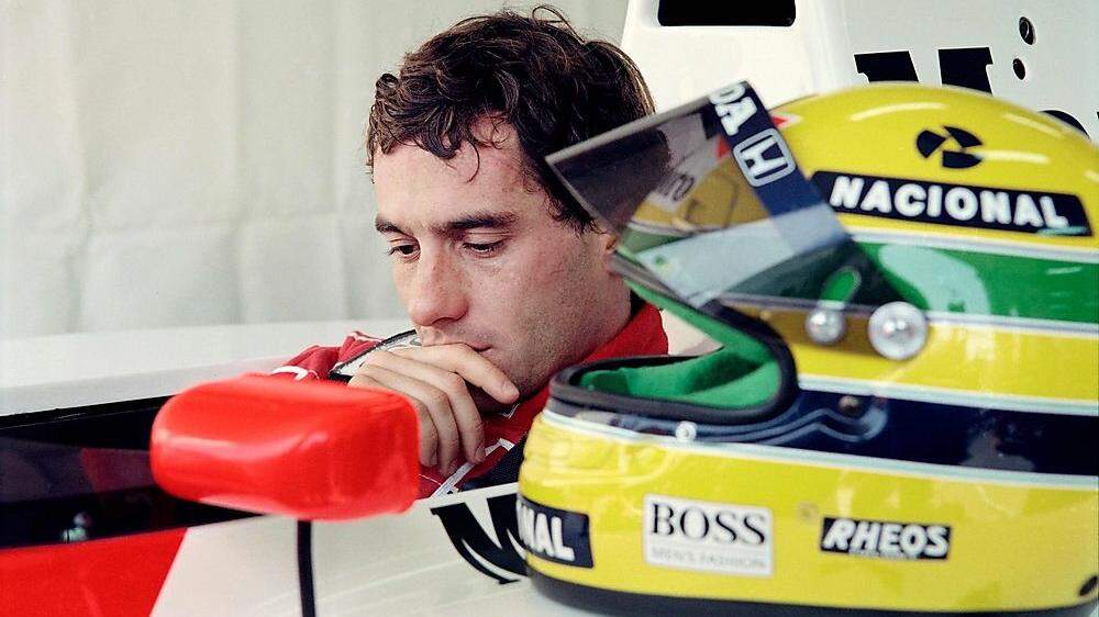 Nachdenkliche Legende: Ayrton Senna