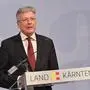 Landeshauptmann Peter Kaiser stellt die "3-Die-Frage"