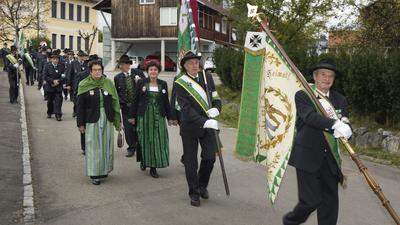 Feierstimmung beim Kameradschaftsbund St. Marein-Feistritz