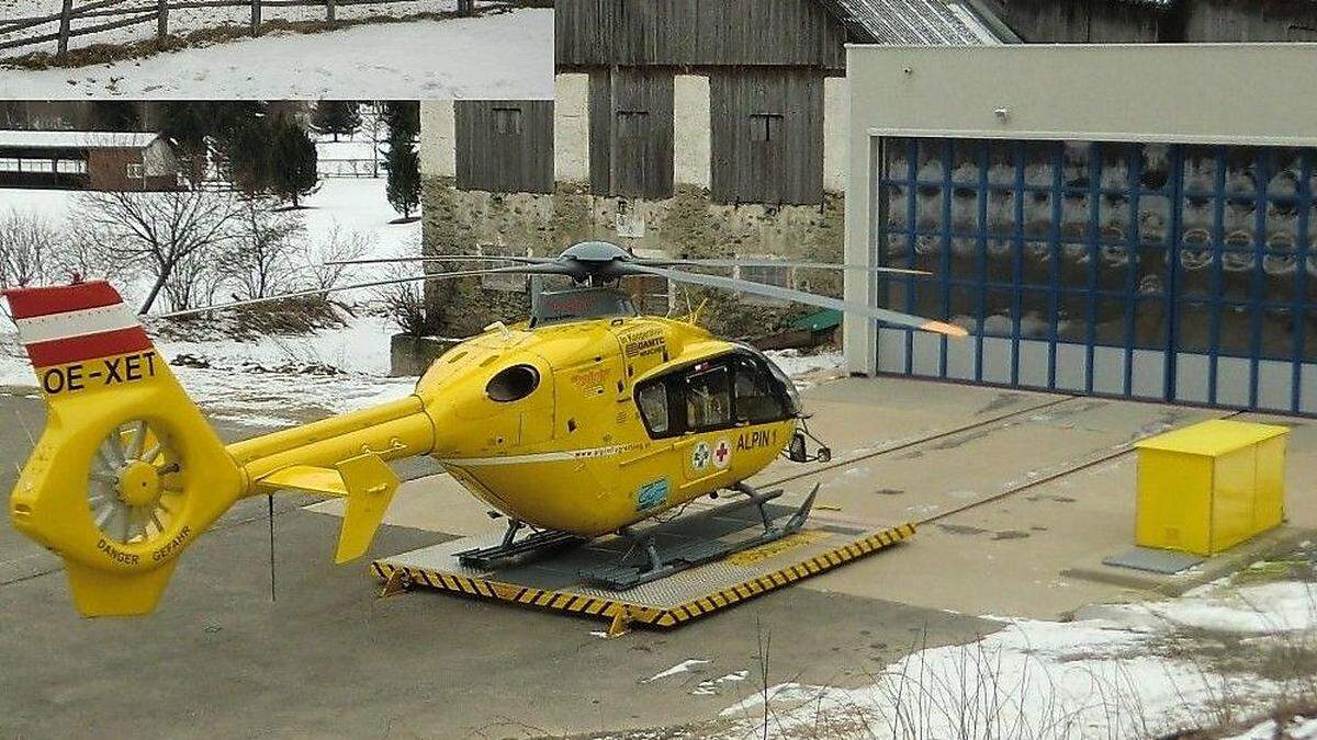 Der Schwerstverletzte wurde ins Klinikum geflogen