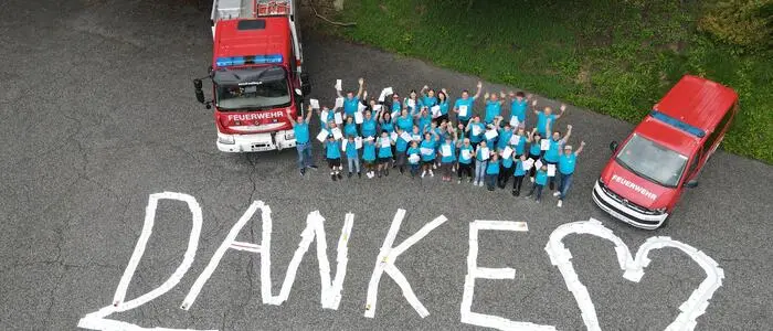 Der Bezirkssieger von Oberkärnten, die Feuerwehrjugend Treffling, bedankt sich für die Unterstützung