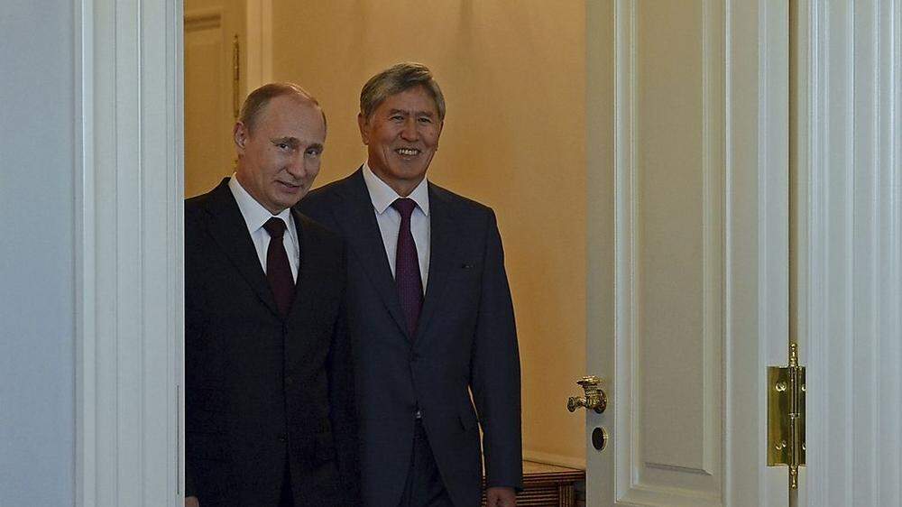 Putin mit seinem kirgisischen Amtskollegen