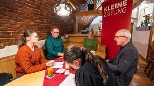 Eileen Salfellner, René Milla und Monika Ressler (von links) diskutierten am 11. November in Judenburg