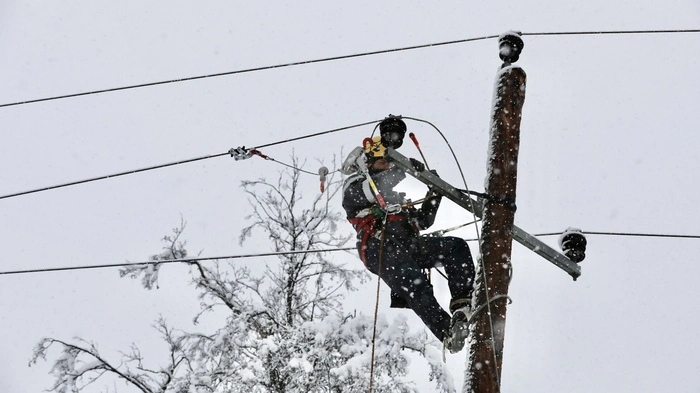Bis zu 4300 Haushalte waren in der Steiermark Mittwochvormittag ohne Strom.