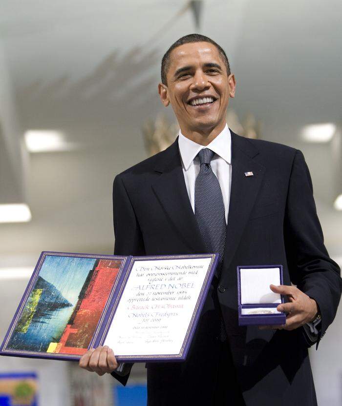 Obama mit Nobelpreis