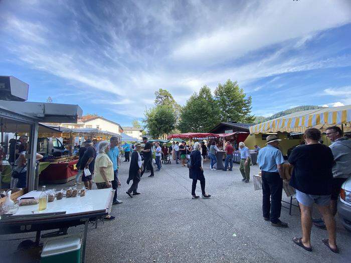 Der Bauernmarkt am Klopeiner See ist ein Publikumsmagnet