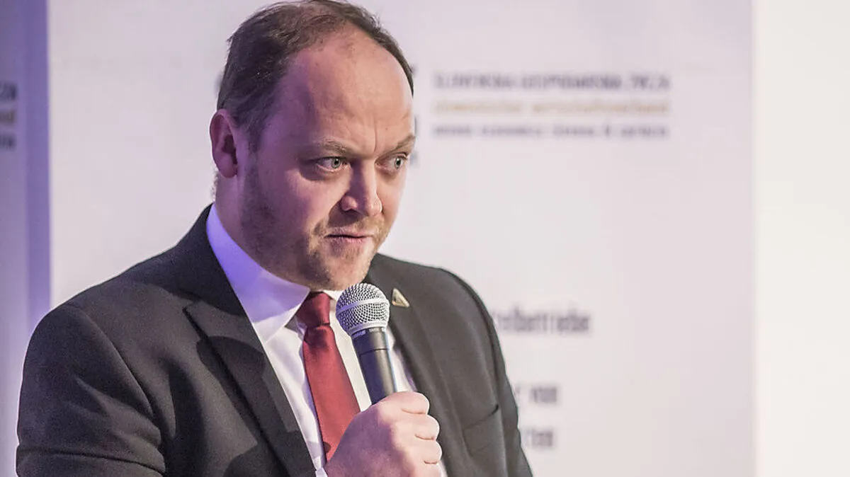 Sloweniens Wirtschaftskammerpräsident Boštjan Gorjup