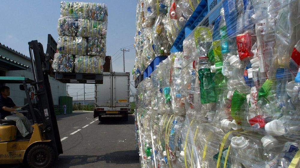 In Österreich werden 70 Prozent der PET-Flaschen getrennt gesammelt, die Recyclingquote beträgt nur 40 Prozent